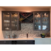 ECHO - 1.22X3.86/11X13, GRAY, GLOSSY